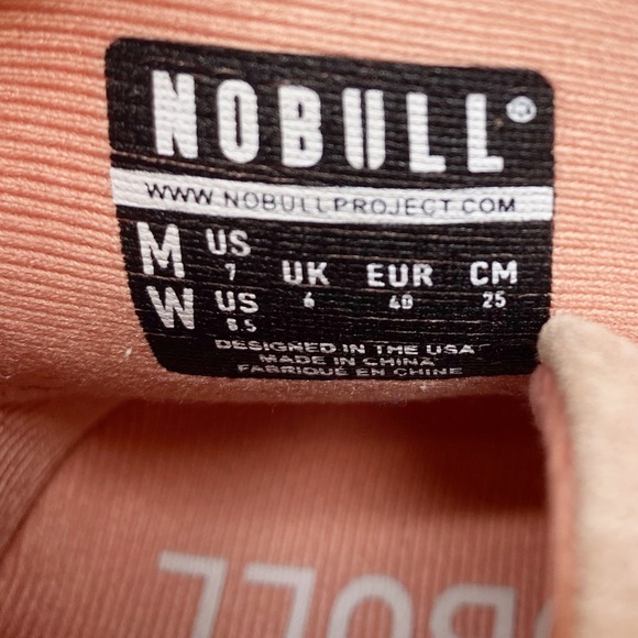 No Bull Mid Suede Trainers Sneakers Pink Size 8.5 - Picture 5 of 9